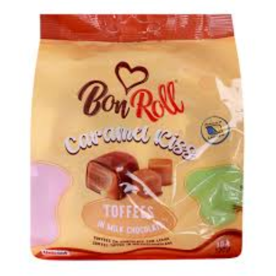 BONROLL TOFFEES MILK CHOCOLATE 120G